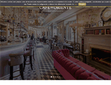 Tablet Screenshot of cafedeoriente.es